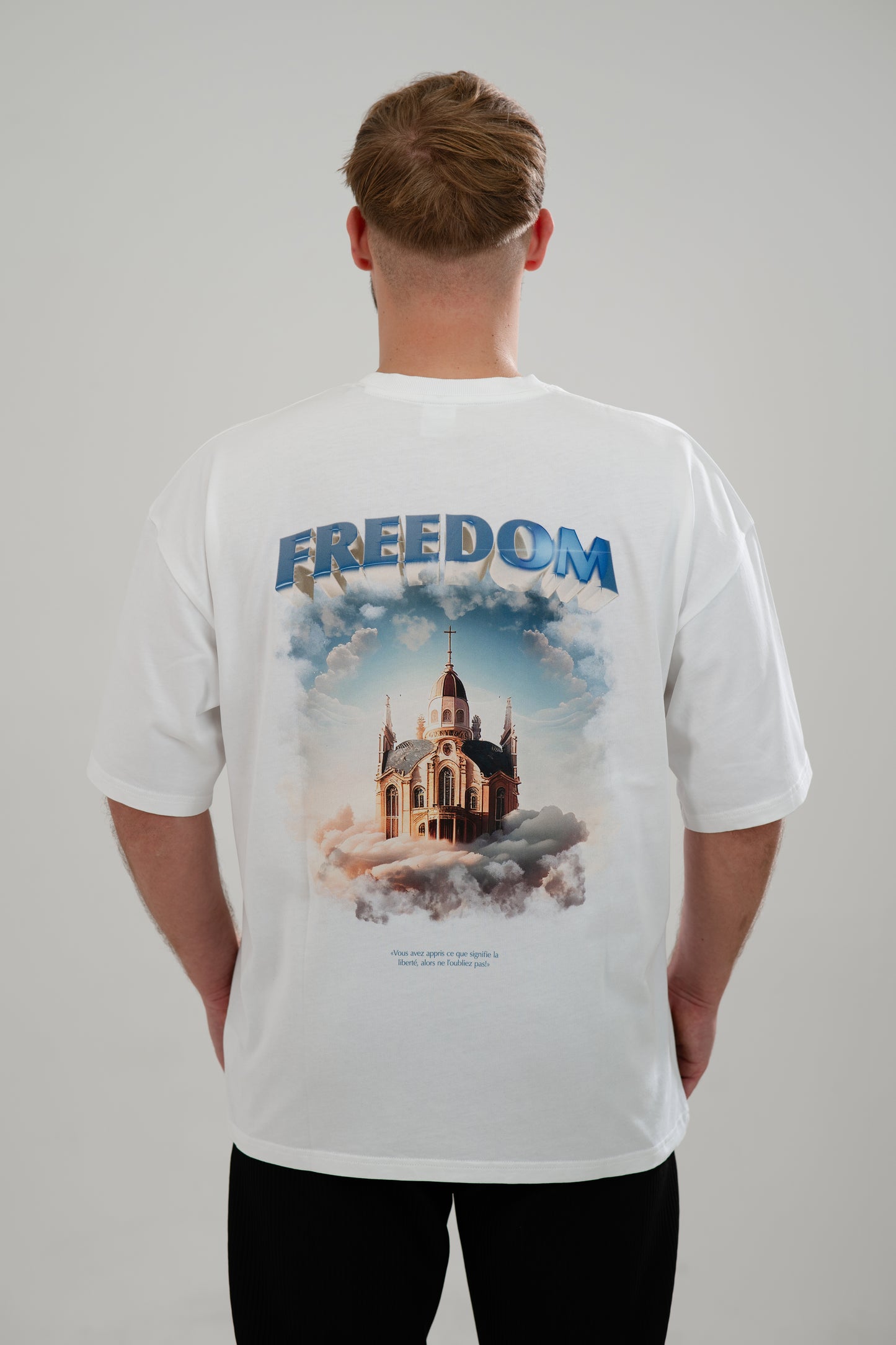 WHITE FREEDOM TEE