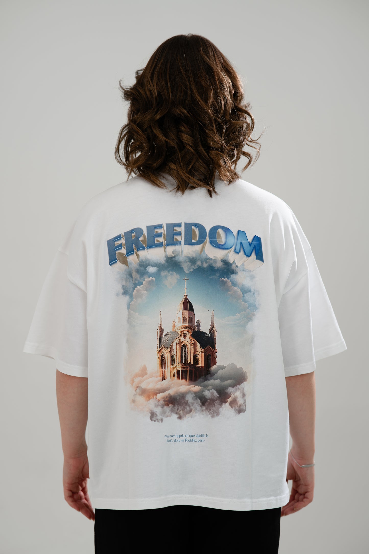 WHITE FREEDOM TEE